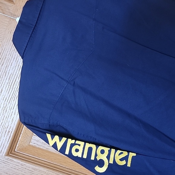 Vintage‎ Wrangler Shirt Kids Size XL 14-16 Rodeo Cowboy Western Button Down EUC - Picture 9 of 10